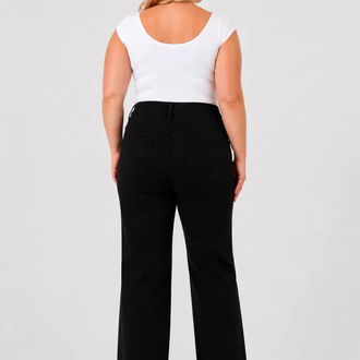 Büyük Beden Hamile Kot Pantolon -Karın Destekli ve Ayarlanabilir Belli Jeans