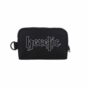 heretic black street wallet genesis beyaz detaylı kompakt erkek cüzdanı