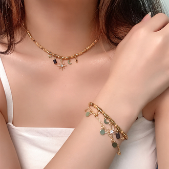 celestial charm kolye ve bileklik ay yıldız koleksiyonu