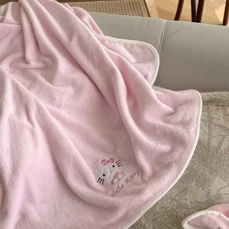 mocorie laquel hello kitty pink coquette pembe banyo havlusu 140x70