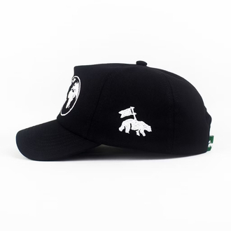 allhood globe classic baseball şapka dünya temalı siyah günlük aksesuar