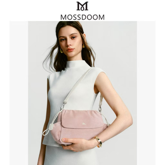 mossdoom solva bag soft pink aesthetic zarif omuz çantası modeli