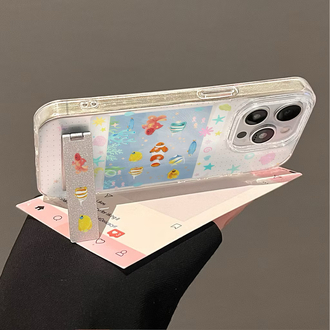 ocean aesthetic clear stand iphone kılıfı