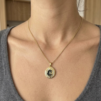 Horse Kolye | Gold