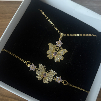 Floral Set | Kolye Bileklik