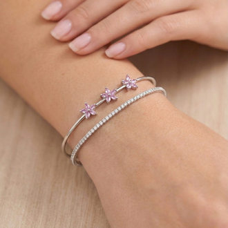 Bloom Kelepçe | Silver