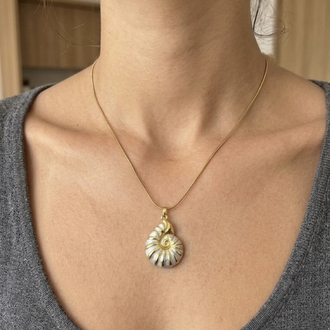 Spiral Kolye | Gold