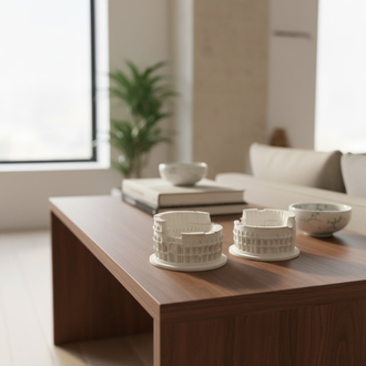 Roma Kolezyum Mumluk İkili Set