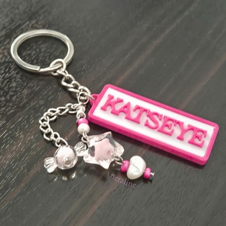 Katseye Anahtarlık Pembe