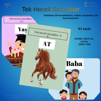 Tek Heceli Sözcükler