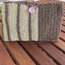 Çizgili,renkli clutch