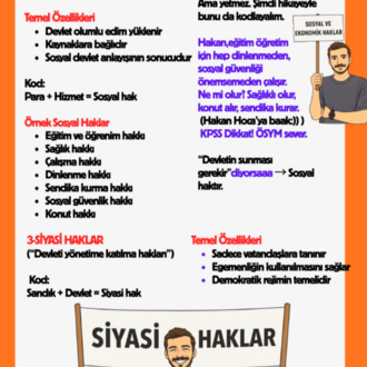 ORTAÖĞRETİM KPSS TÜM DERSLER KRİTİK NOTLAR