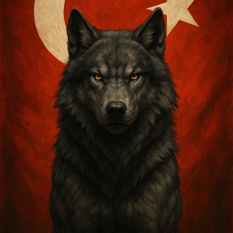 BOZKURT ve TÜRK Bayrağı Kapı Direği UV Baskı Folyo Kaplama > Her Araca Uyumlu > Araç Aksesuar