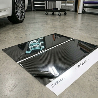 Premium Karbon 50x25 cm 2 Adet Araba Kapı Direği Kaplama Folyosu > Karbon Folyo Kaplama