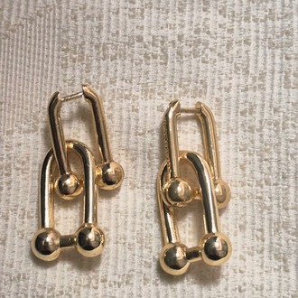 Özel Seri Tiffany Küpe Gold | VKP7234