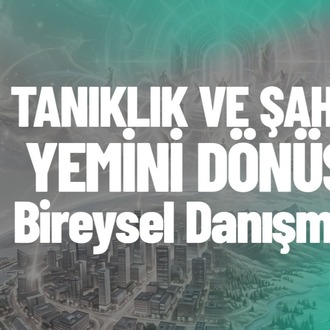 TANIKLIK VE ŞAHİTLİK YEMİNİ | DÖNÜŞÜM BİREYSEL ONLİNE DANIŞMANLIK