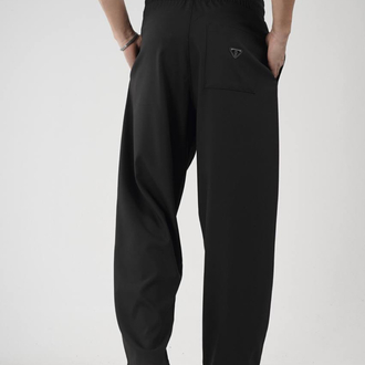 SİYAH BAGGY KUMAŞ PANTLON 