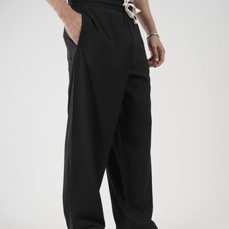 SİYAH BAGGY KUMAŞ PANTLON 