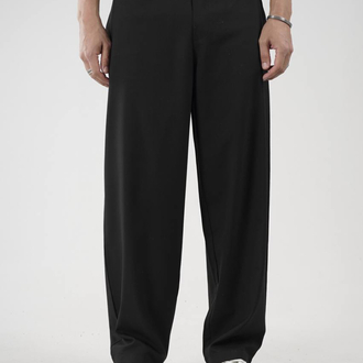 SİYAH BAGGY KUMAŞ PANTLON 