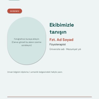 Physio Sosyal Medya Kiti — Fizyoterapi Merkezi İçin 44 Instagram Tasarımı