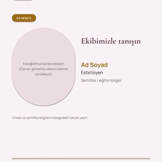 Aesthe Sosyal Medya Kiti — Güzellik Merkezi İçin 44 Instagram Tasarımı
