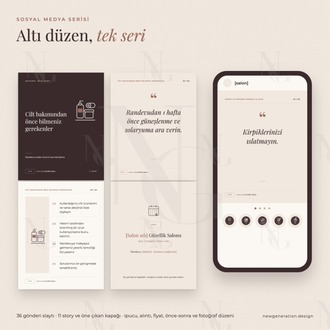 Atelier Salon İş Kiti — Güzellik Salonları İçin İfade Rehberi, Belgeler ve Tasarımlar