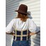 New in Town | Shiny Bluebottle Top | Crochet Handmade Halter Top