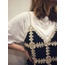 New in Town | Shiny Bluebottle Top | Crochet Handmade Halter Top