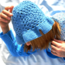 New in Town | Blue Daisy Crochet Hat | Handmade Hat