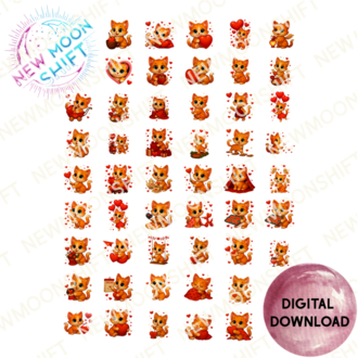 Sevimli Kedi Mimu - Valentine Day 80 PNG