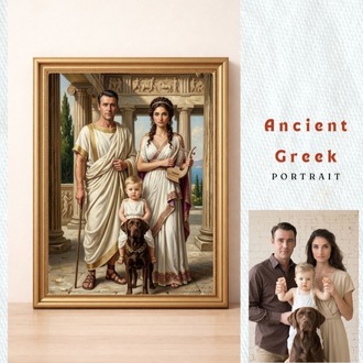 Fotoğraftan Antik Yunan Kraliyet Görseli PDA0000400