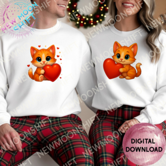 Sevimli Kedi Mimu - Valentine Day 80 PNG