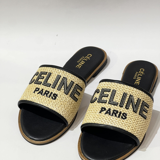 Celine Woven Women’s Slide Sandals