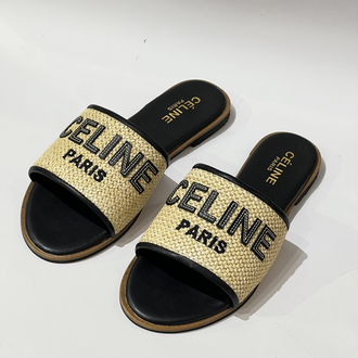 Celine Woven Women’s Slide Sandals