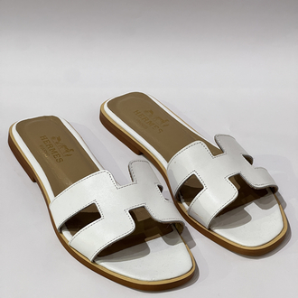 Hermes Women’s Leather Slides
