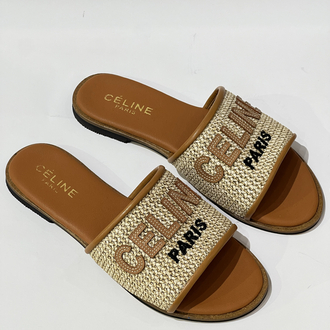 Celine Woven Women’s Slide Sandals