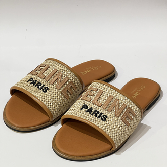 Celine Woven Women’s Slide Sandals