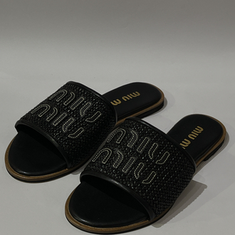 MIU MIU WOMEN’S SLIDES