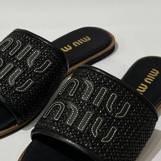 MIU MIU WOMEN’S SLIDES