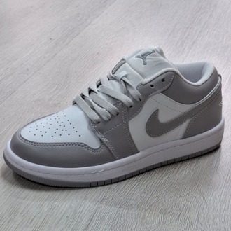 Nike Air Jordan 1 Low Gri-Beyaz