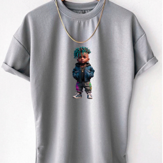 Baskılı Oversize Tshirt 