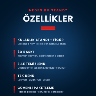 Max Kulaklık Standı – Stranger Things Temalı 3D Baskı Figür