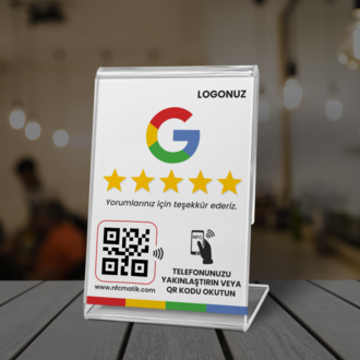 Google Yorum Teşekkür Stantı
