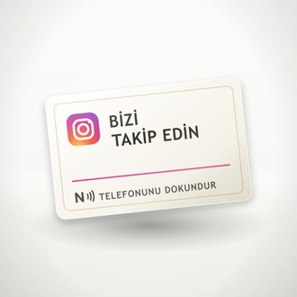Instagram Takip NFC Kartı
