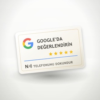 Google Yorum NFC Kartı
