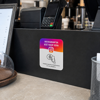 PVC - NFC TOPTAN INSTAGRAM TAKİP KARTI 100’LÜ