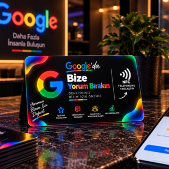 Google Yorum NFC Kartı | Tek Dokunuşla Yorum