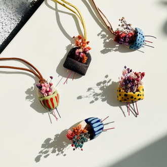 Mini Çiçek Sepetleri / 3 numaralı magnet