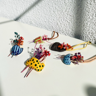 Mini Çiçek Sepetleri / 1 numaralı kolye