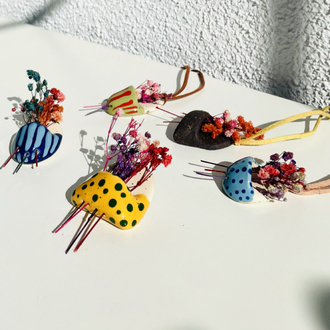 Mini Çiçek Sepetleri / 3 numaralı magnet